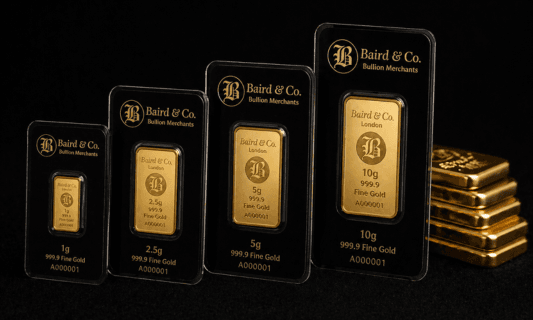How to choose gold bars for sale by size and weight